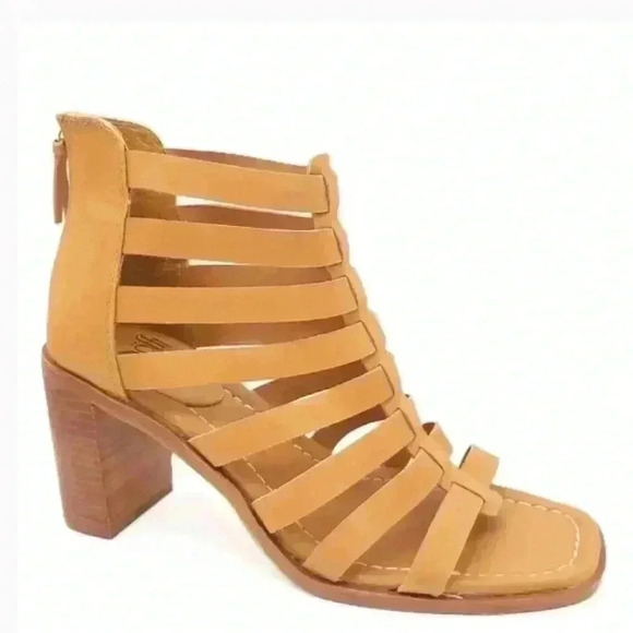 NEW Sofft Stratford Sandals Womens 11 Gladiator Brown Leather Block Heel Retail - Picture 1 of 5